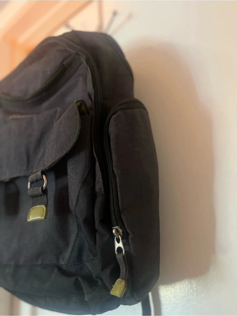 Eddie Bauer diaper bag with Olive Accents
